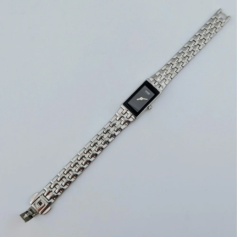 Citizen Silhouette Eco-Drive G620-S064694 Black Dial Silver Tone Women's Watch